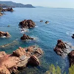 Studio Et Son Rooftop Panoramique Prive, Saint Raphael, Antheor, Plage Et Gare A Pieds Апартаменты